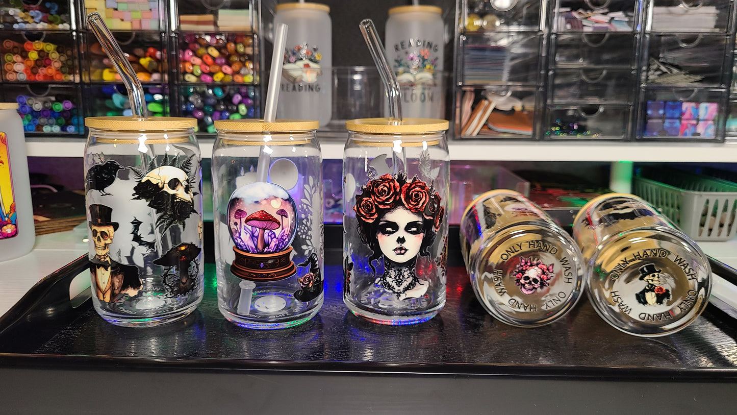 Witchy Glass Cup