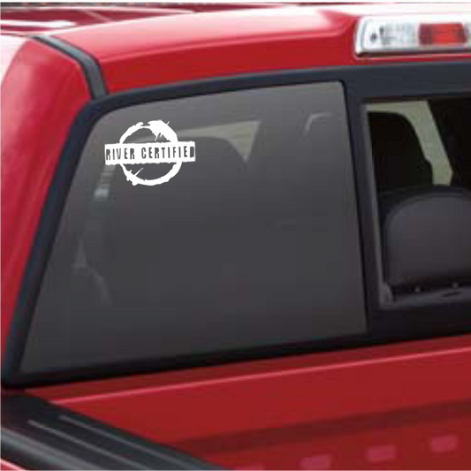 River Certified - Window Decal